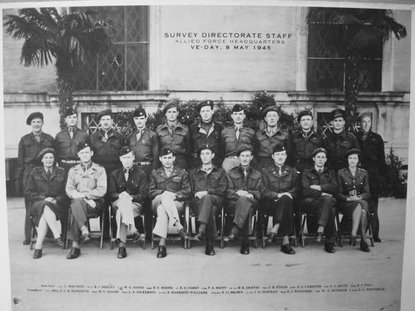 Survey Directorate Staff AFHQ Italy 1945