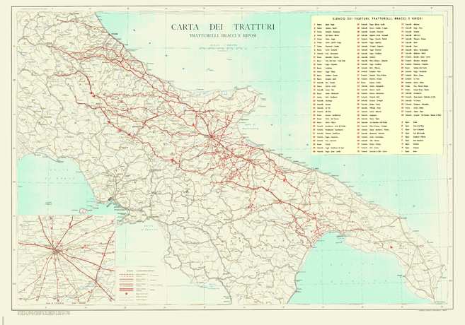 carta tratturi 1959